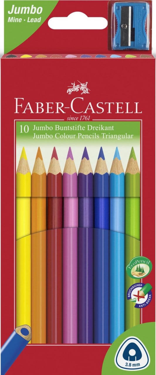 Culori Faber Castell 10/set Junior Grip