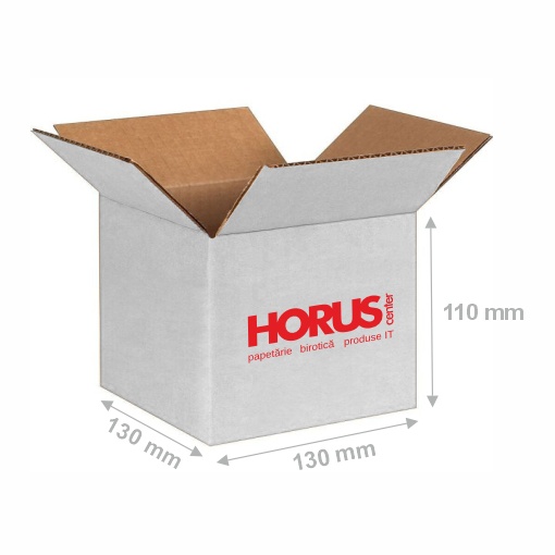 Cutie carton dreaptă 360 GR CO3 (130x130x110mm)