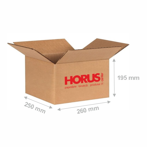 Cutie carton dreaptă 360 GR CO3 (260x250x195mm)