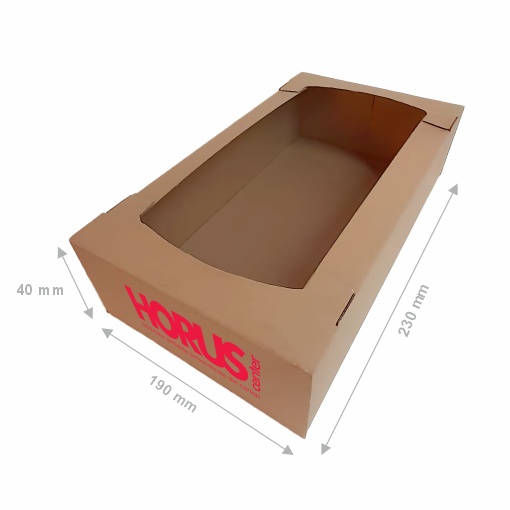 Cutie carton lădiță, 400x225x100 mm