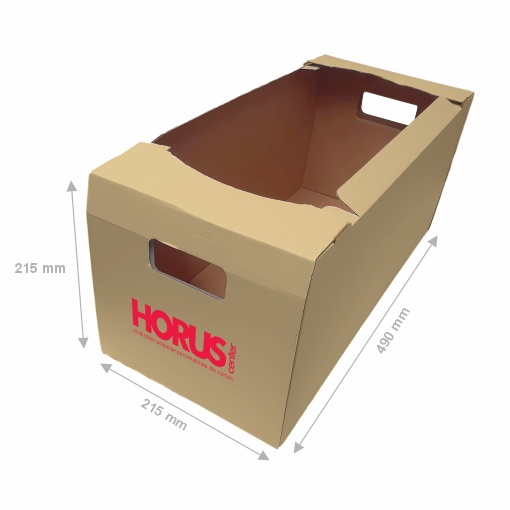 Cutie carton lădiță, 490x215x215 mm
