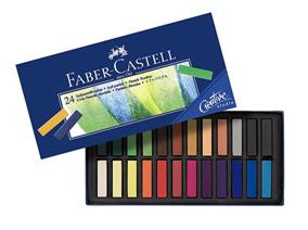 Cutie Creioane Pastel Soft Mini Faber-Castell 24 culori