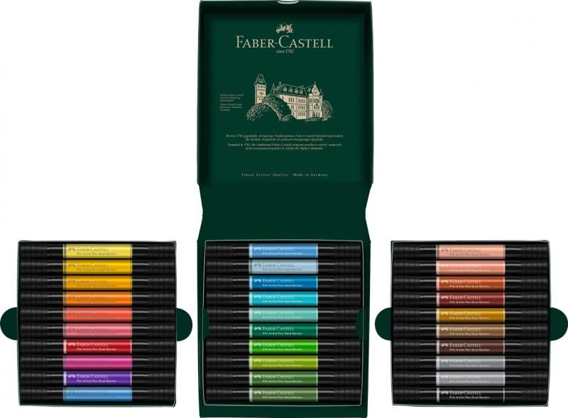 Cutie Pitt Artist Pen Dual marker Faber-Castell, 30 buc - 2 | YEO