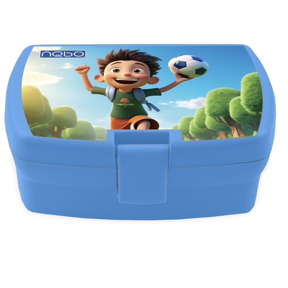 Cutie sandwich Nebo, albastru deschis, 16.5x14x6.5 cm - 1 | YEO