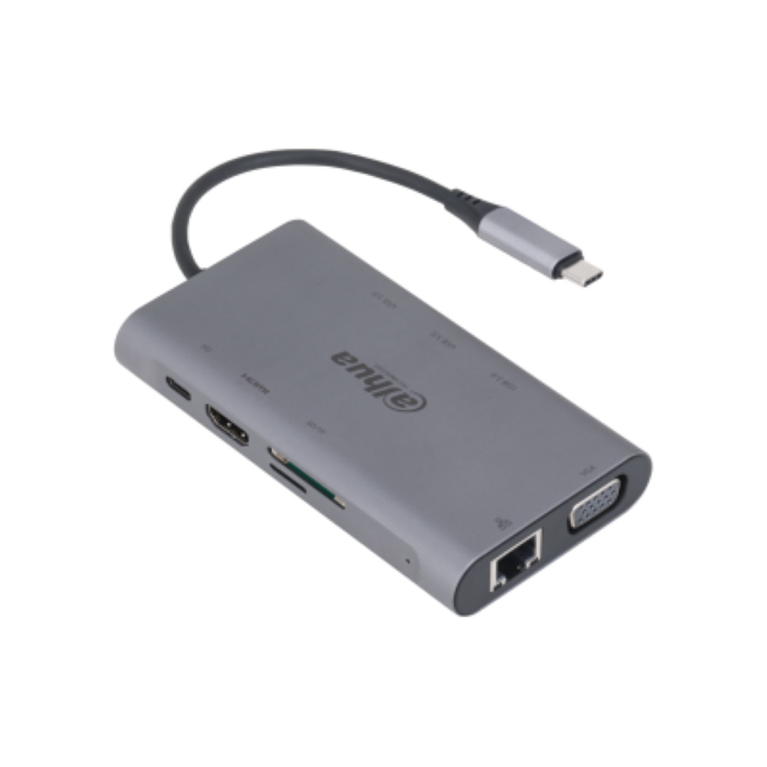 DAHUA 9 IN 1 TYPE-C TO HDMI, USB,VGA,TF - 1 | YEO