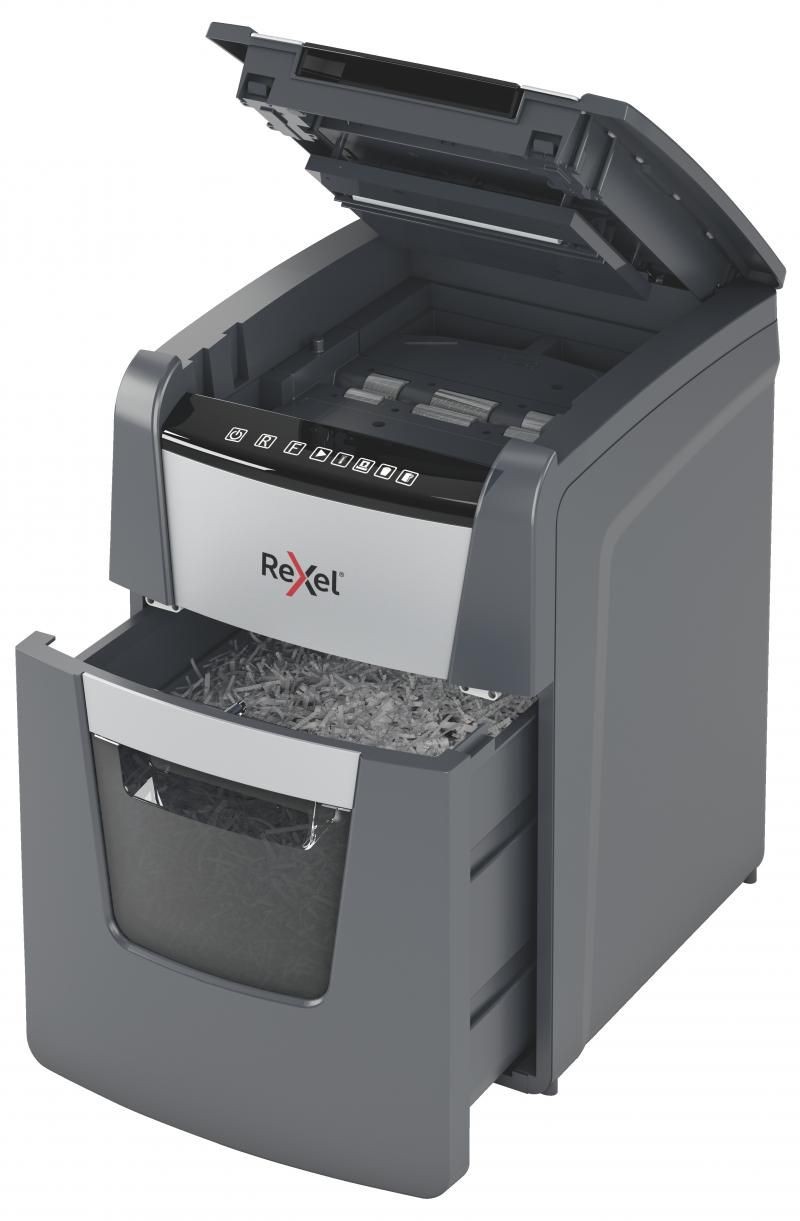 Distrugator Automat Optimum 100x P4 Cross Cut 100 Coli Rexel - 3 | YEO