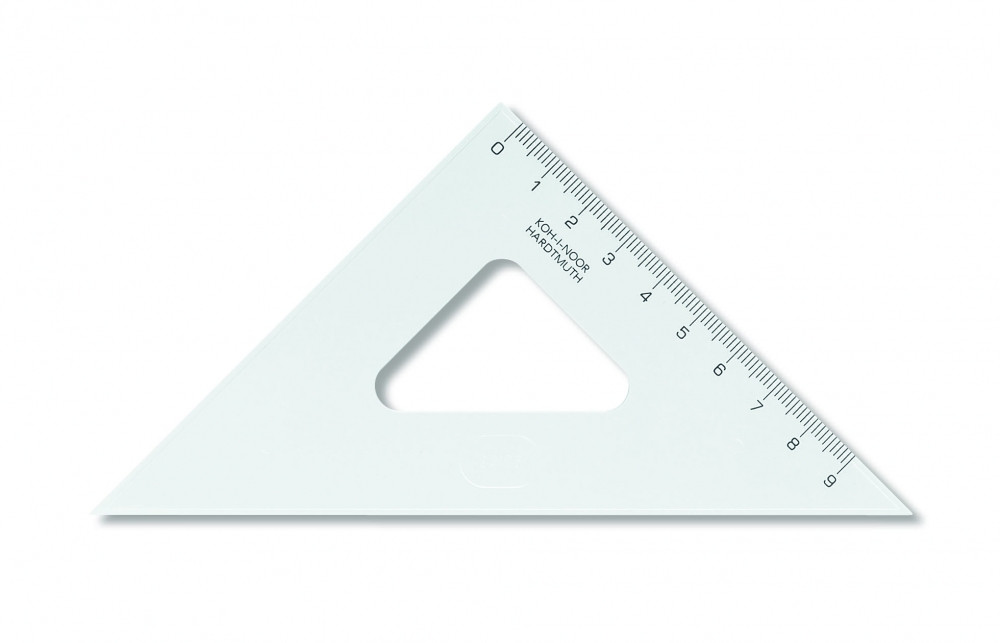 Echer plastic 45º / 11.3 cm Koh-I-Noor