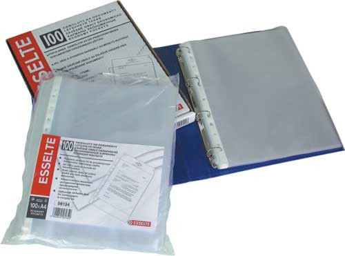 Fila protectie A4 Esselte 35 microni 100 buc/set