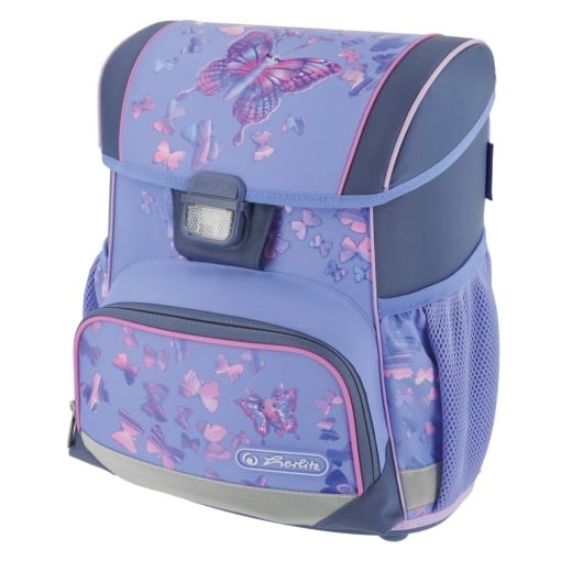Ghiozdan fete neechipat Herlitz Loop, motiv Butterfly Paradise - 1 | YEO