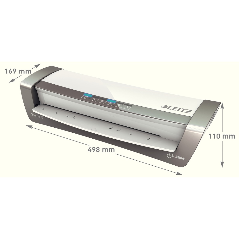 Laminator A3 Leitz iLAM Office Pro, kit folii laminare inclus, alb - 2 | YEO