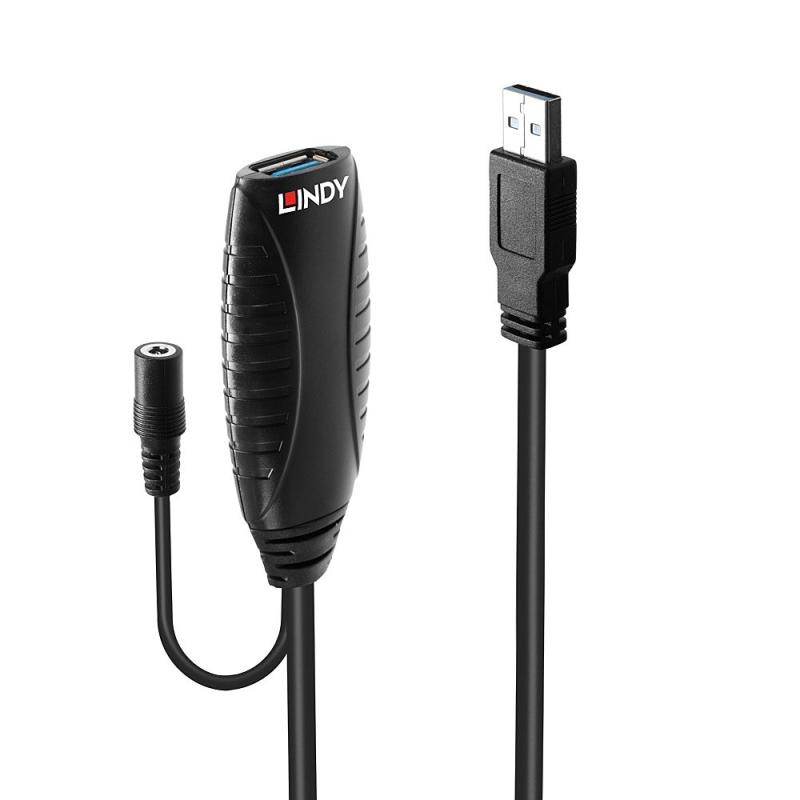 Lindy Cablu USB 3.0 Ext. Activ 10m - 1 | YEO