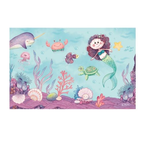 Mapa carton laminat Herlitz 48x31 cm motiv Mermaid