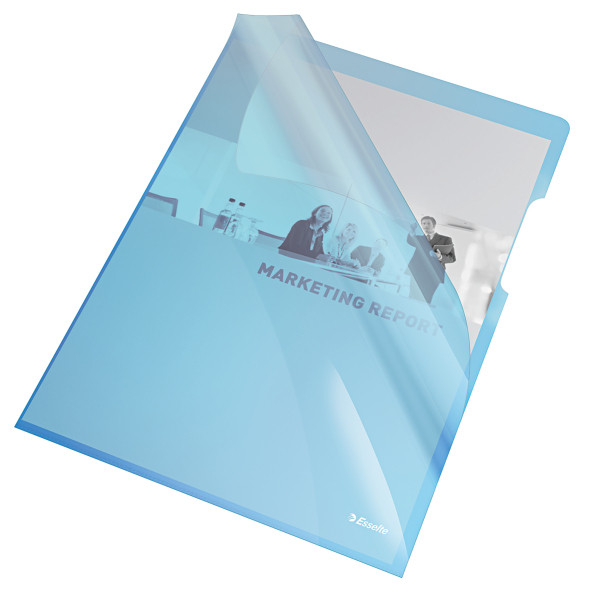 Mapa plastic cristal Esselte A4 150 microni set 25 buc - 3 | YEO
