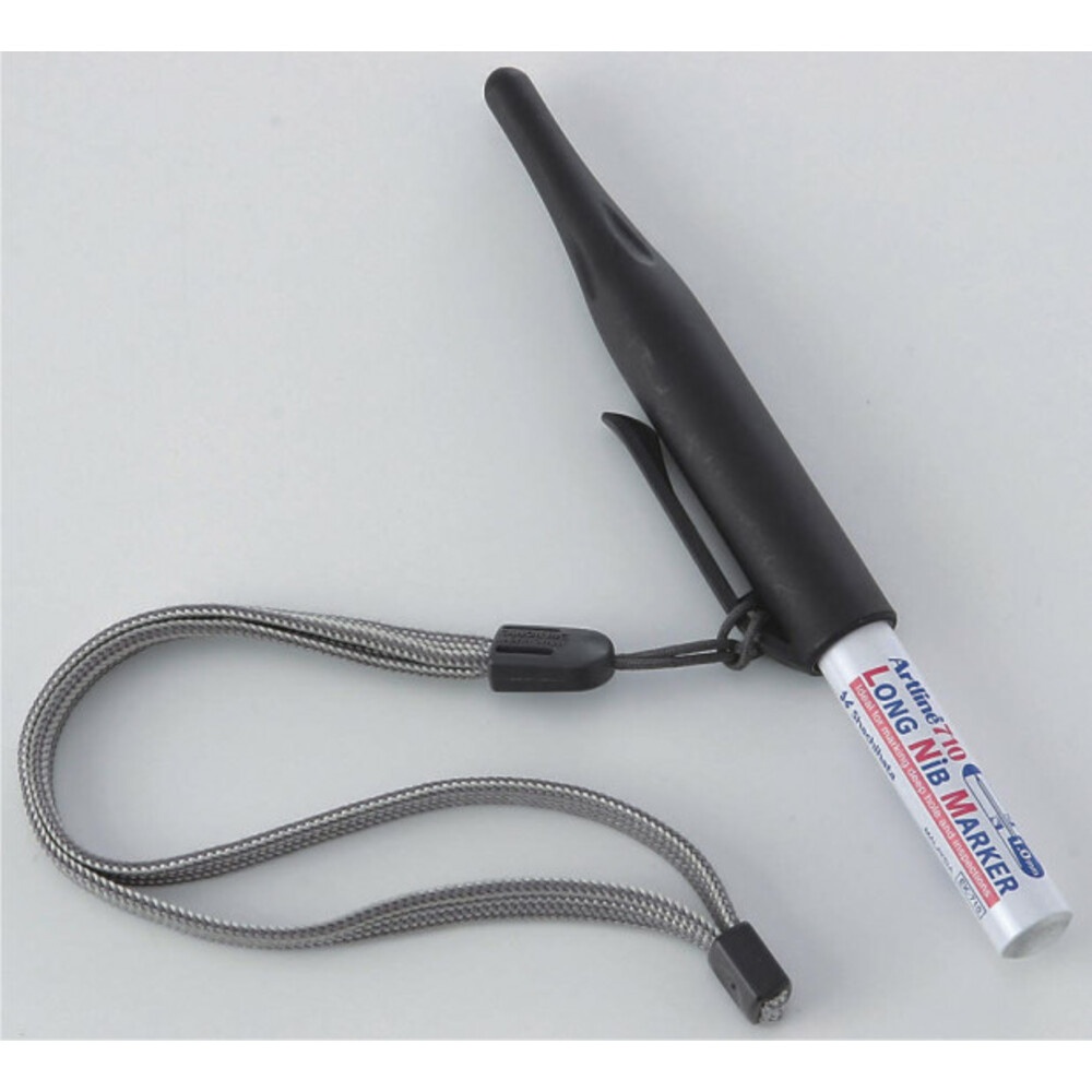 Marker pentru locuri greu accesibile Artline 710, corp metalic, vârf lung, 1,0mm, negru - 3 | YEO