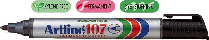 Marker permanent Artline 107, negru