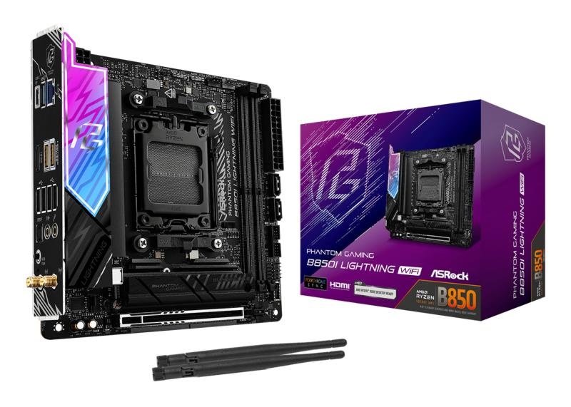MB Asrock PG B850I LIGHTNING WIFI AM5 - 1 | YEO