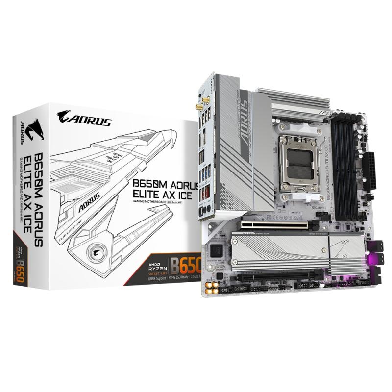 MB Gigabyte B650M AORUS ELITE AX ICE - 4 | YEO