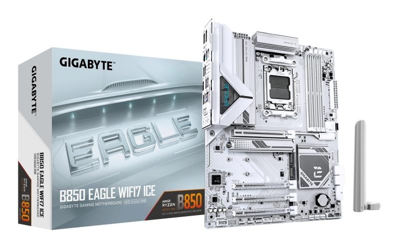 MB Gigabyte B850 ELITE WIFI7 ICE - 1 | YEO