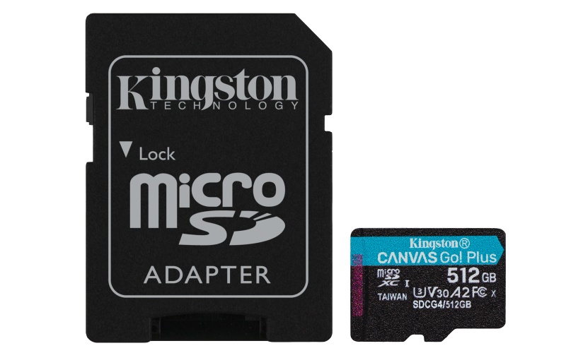 MICROSD CARD KS 512GB CL10 UHS-I CANV GO