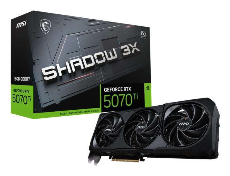 MSI GeForce RTX 5070 TI 16G SHADOW 3X OC - 1 | YEO