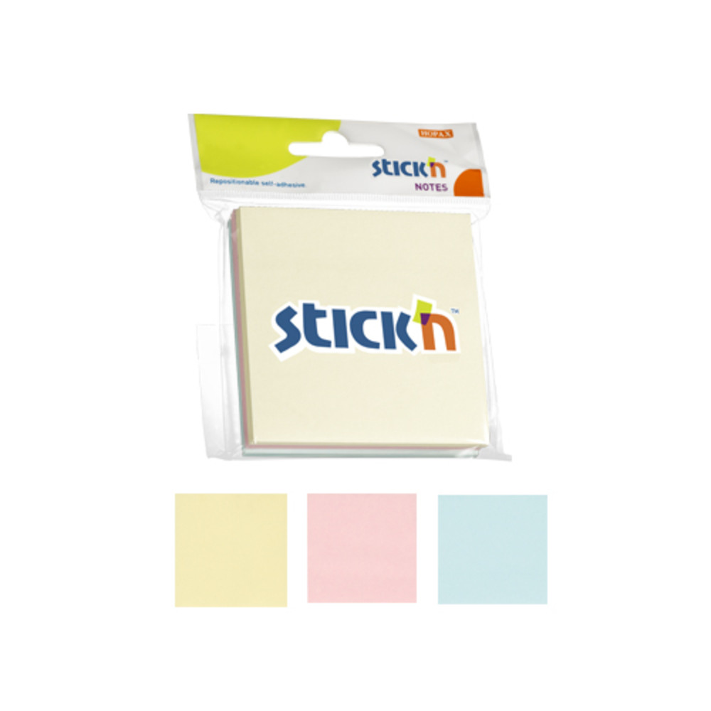 Notes autoadeziv 75 x75 mm 3x50file/set stick