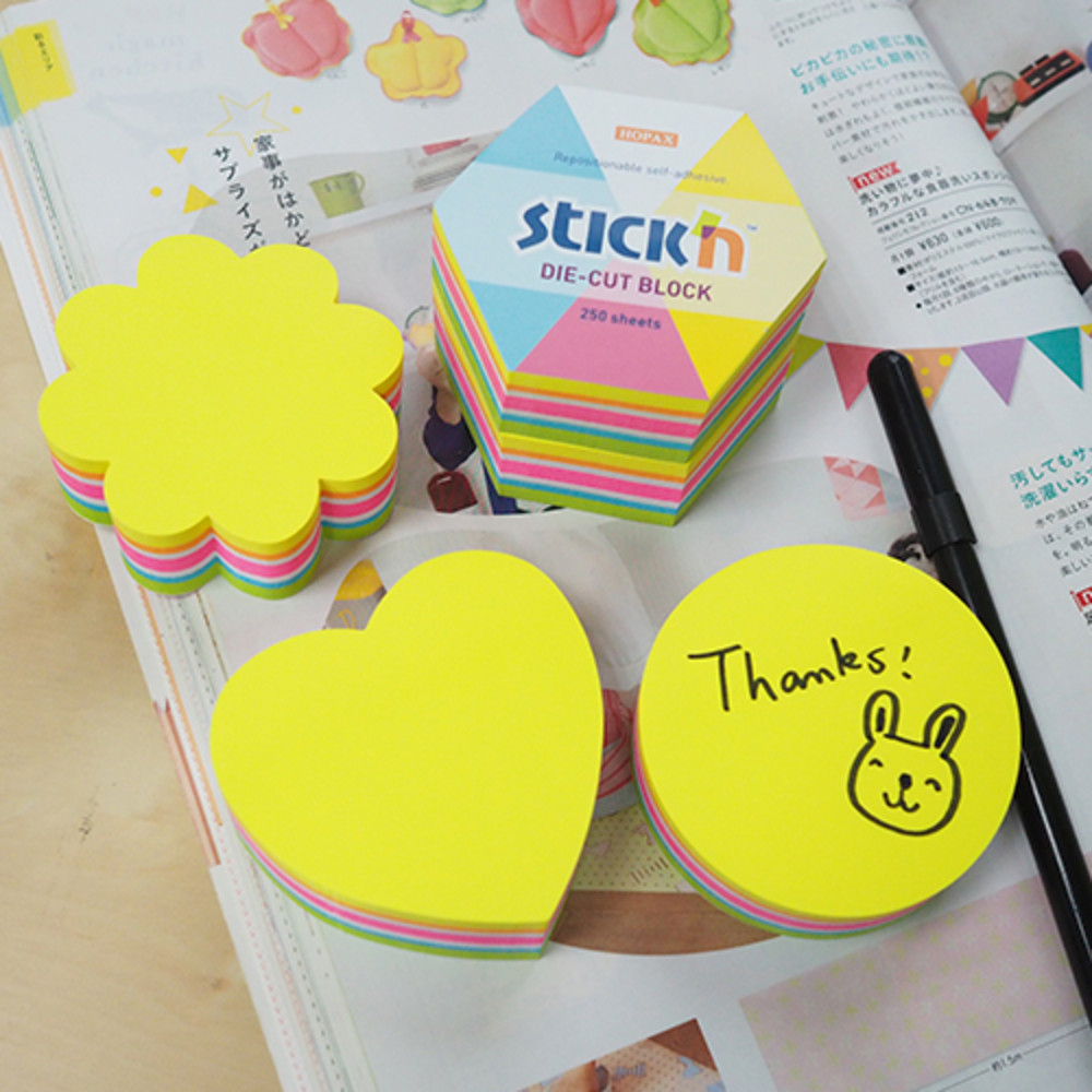 Notes autoadeziv Die-Cut - cerc, 67 x 67 mm, 250 file, Stick