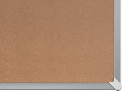 Panou plută, ramă aluminiu, 122x69 cm, Nobo - 3 | YEO
