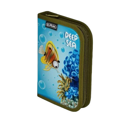 Penar neechipat cu o clapa, dimensiune 13,5 X 19,5 X 3 Cm, Motiv Deep Sea