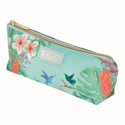 Penar neechipat fete, 1 fermoar, Dimensiuni 21,5x5x8,5cm, tip etui, 1 compartiment, Motiv Ladylike Jungle Herlitz