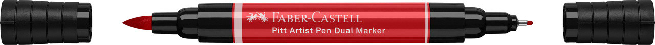 PITT ARTIST PEN DUAL MARKER ROSU INTENS 219 FABER-CASTELL