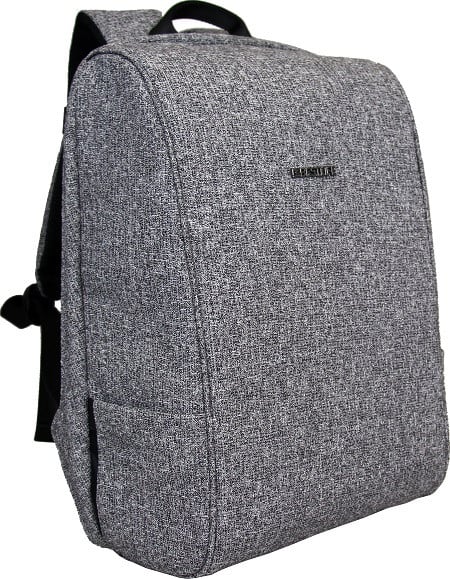 Rucsac BESTLIFE Travel Safe - gri/negru - laptop 16 inch, charge pentru USB si TypeC conectori