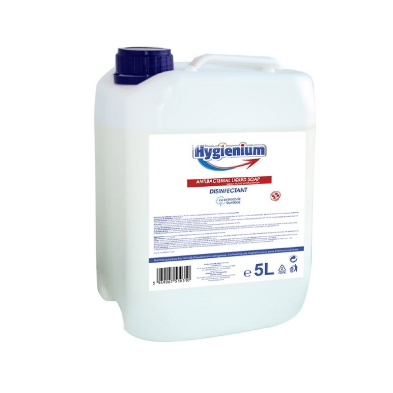Sapun lichid antibacterian Hygienium 5L (Avizat de Ministerul Sanatatii)