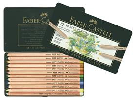 Set 12 creioane cerate pastel Faber-Castell Pitt Artist - 1 | YEO