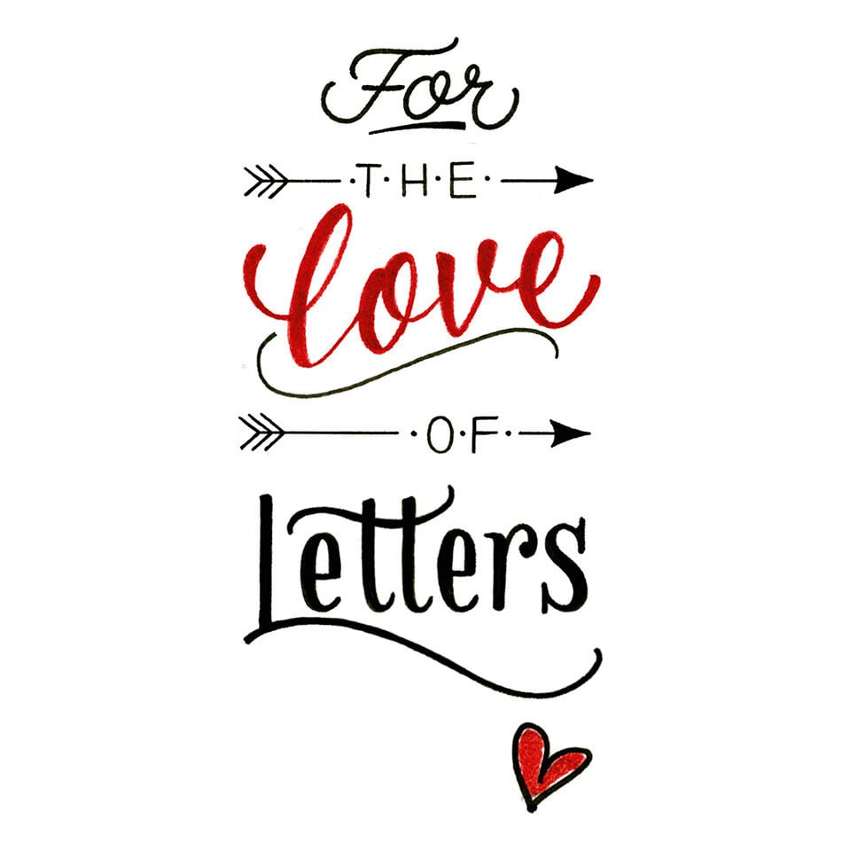 Set 4 markere Faber-castell Pitt artist pen For The Love Of Letters - 1 | YEO