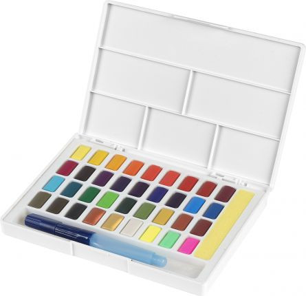 Set acuarele Faber-castell Creative studio, 36 culori - 1 | YEO