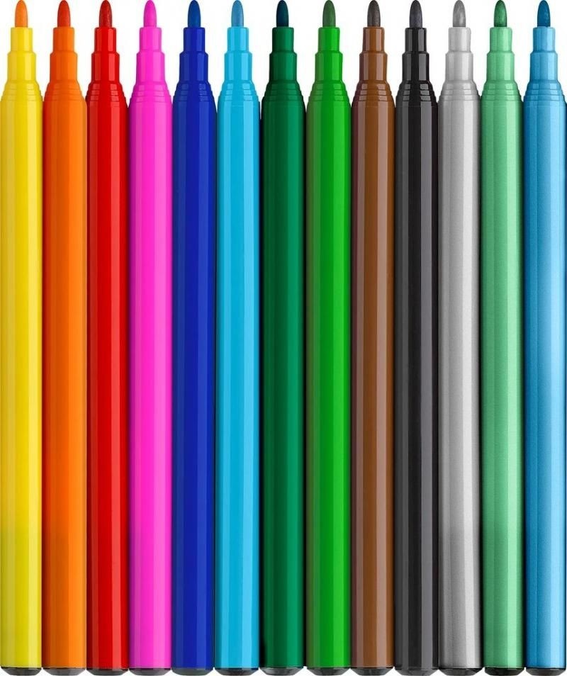 Set carioci Faber-castell, 10+3 culori, dinozauri - 2 | YEO