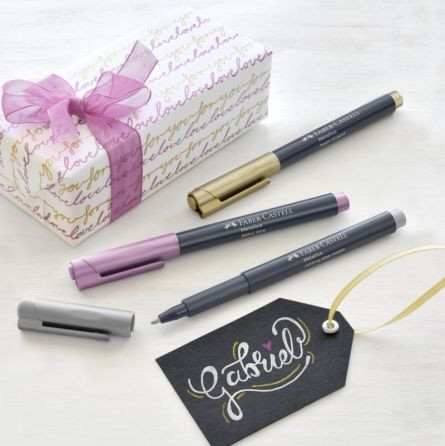 Set markere Faber-Castell Metallics, 6 buc/set - 2 | YEO