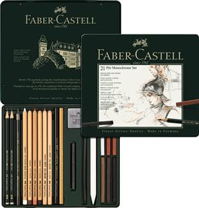 Set Pitt Monochrome 21 Buc Faber-Castell - 1 | YEO