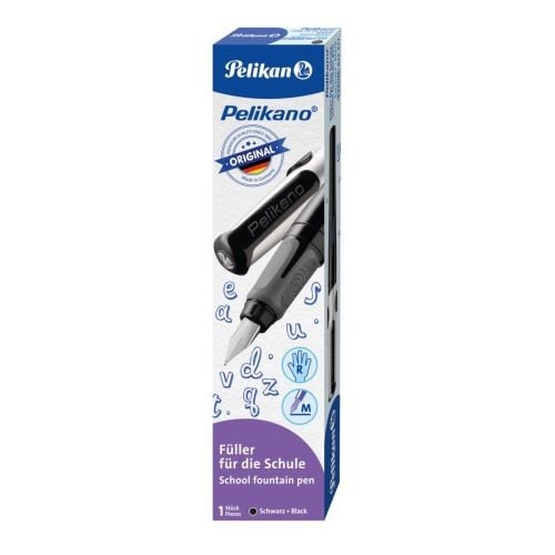 Stilou Pelikano, penița M pentru dreptaci, grip ergonomic