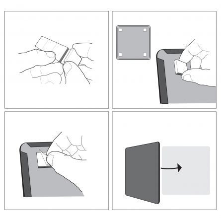 Tablă magnetică, 28x36 cm, + accesorii, pentru birou, NOBO - 1 | YEO