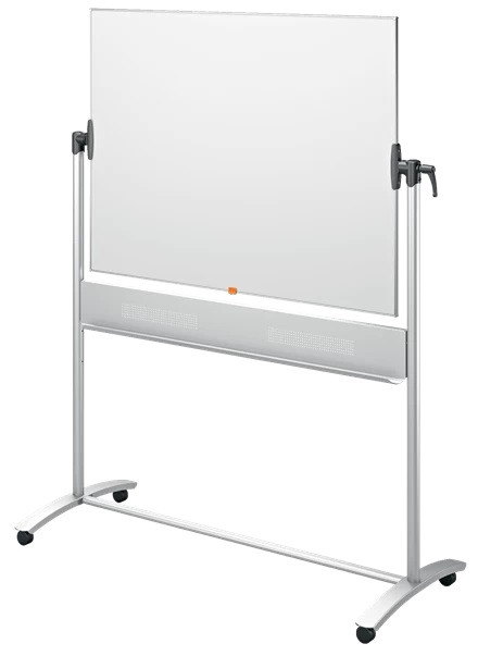 Tablă magnetică mobilă, din oțel, format clasic, 1500x1200mm Nano Clean™ Nobo - 1 | YEO