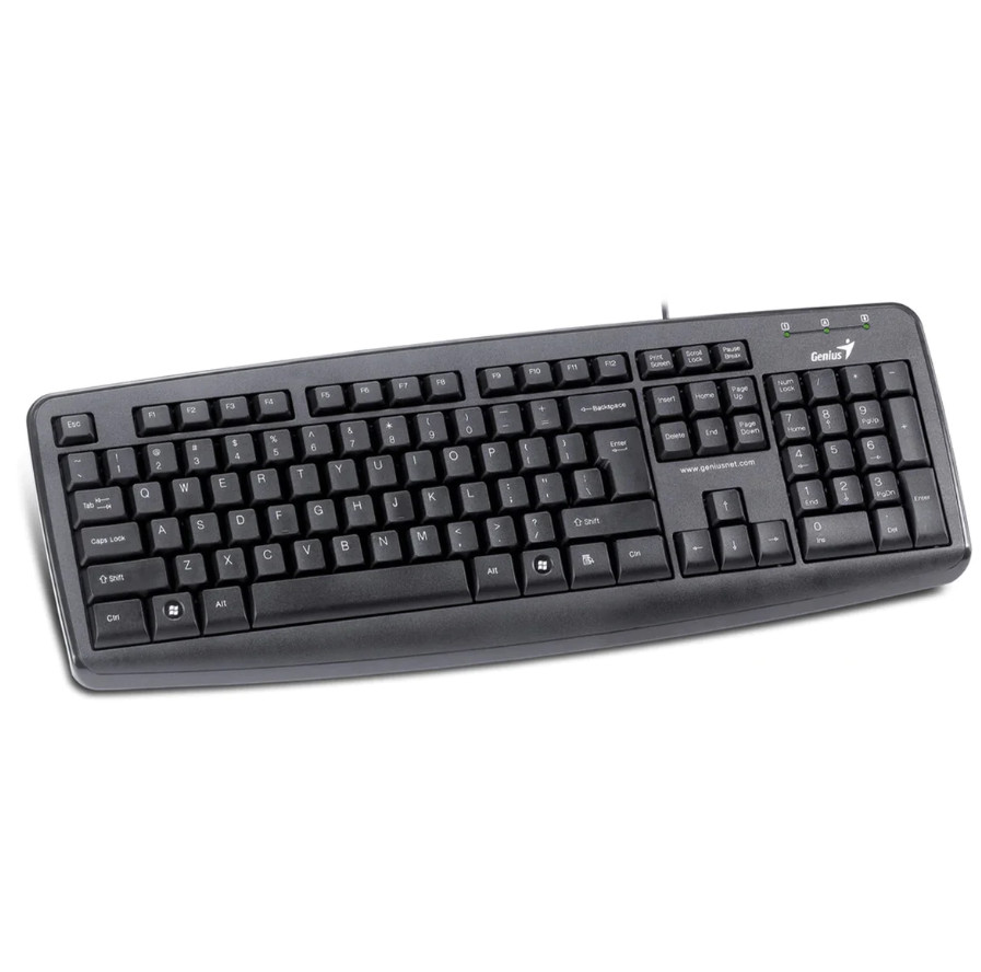 Tastatura Genius KB-100X cu fir, negru - 1 | YEO