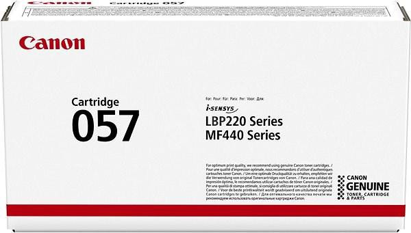 Toner Canon CRG057 black, capacitate 3.1k pagini, pentru LBP223DW; LBP226DW; LBP228X; MF443DW; MF445DW;