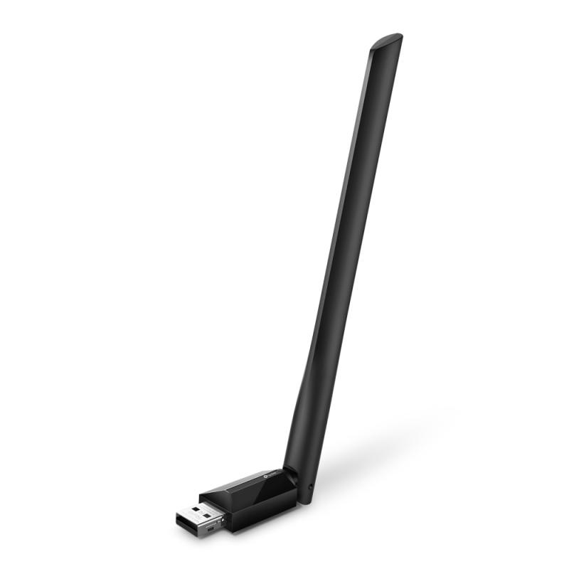 Tp-link AC600 High Gain Wireless Dual Band USB Adapter, ARCHER T2U PLUS; USB 2.0; 5dBi Antenna; Wireless - 1 | YEO