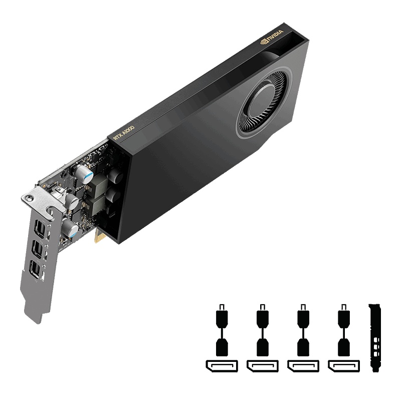 VGA PNY NVIDIA RTX A1000 8GB - 3 | YEO