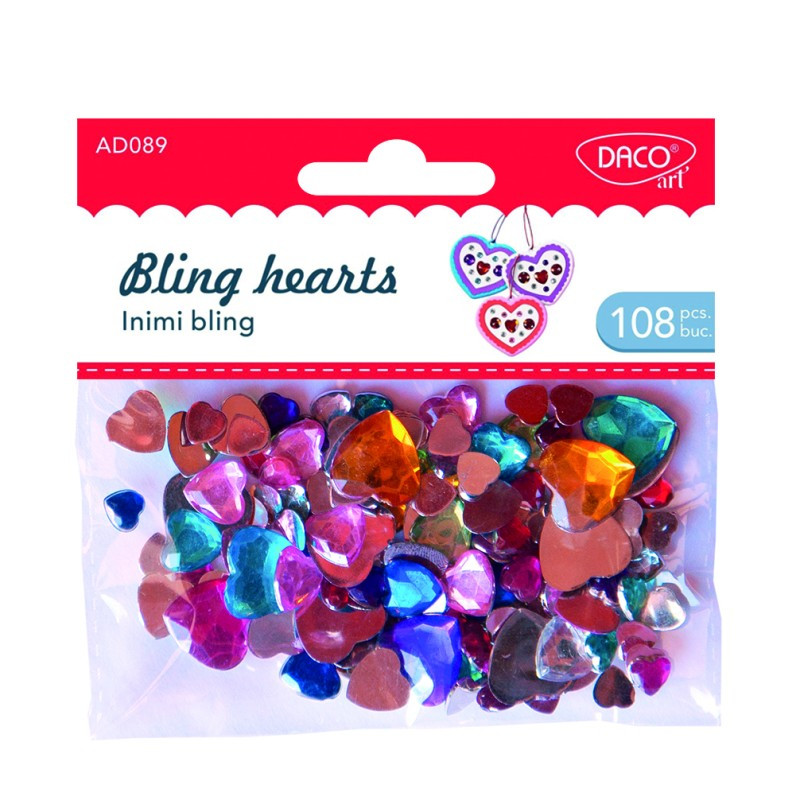 Accesorii craft inimi bling Accesorii craft inimi bling