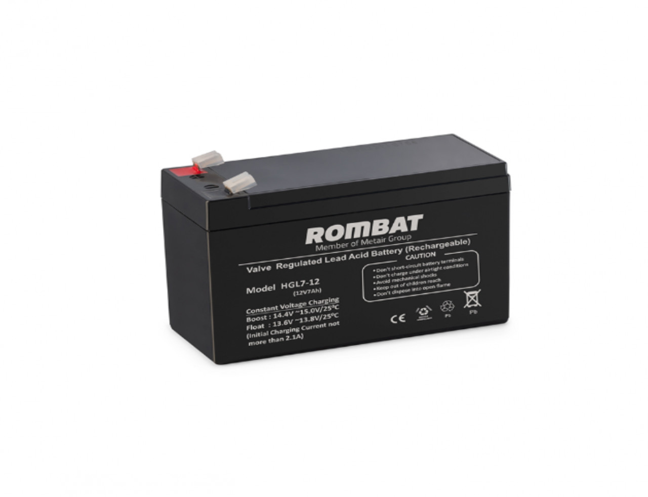 ACUMULATOR STATIONAR 7A/12V TERMINAL F2 - 1 | YEO