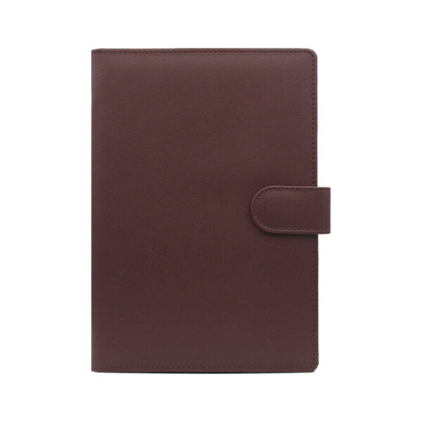 Agendă din piele Texas Bordo, 15 x 21 cm