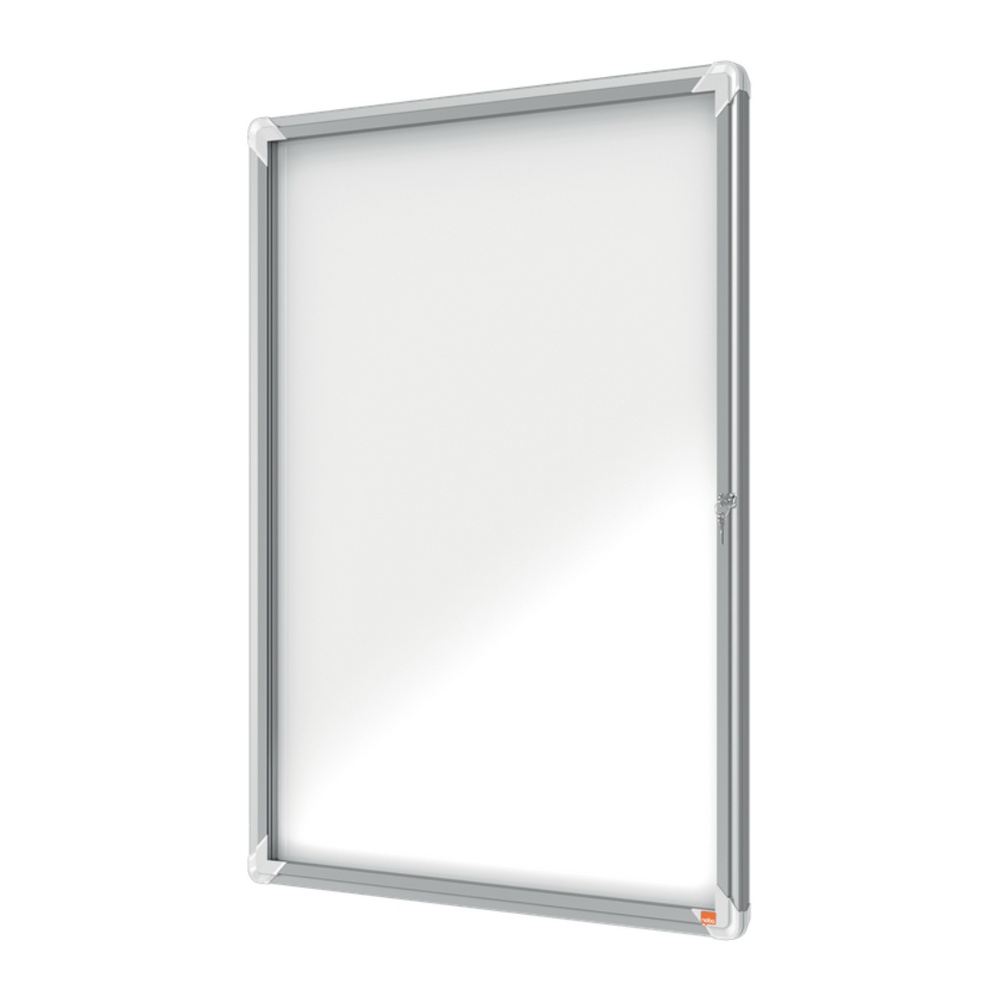 Avizier magnetic, 9xA4, interior, otel emailat cu usa si cheie, NOBO Premium Plus - 3 | YEO