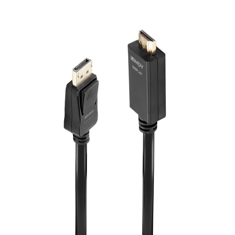 Cablu Lindy DisplayPort la HDMI 10.2G 2m - 1 | YEO